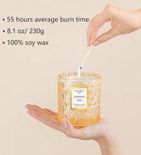 vela aromática de soja de lujo