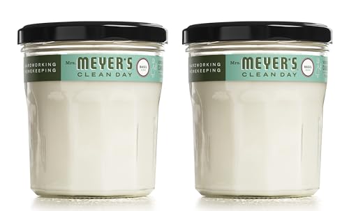 vela aromática de soya albahaca