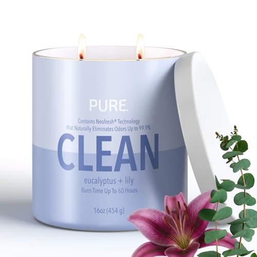 vela aromática eucalipto y lirio
