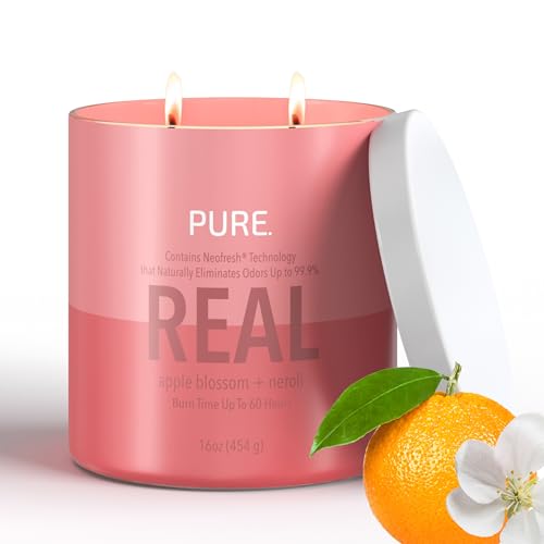 vela aromática flor de manzana