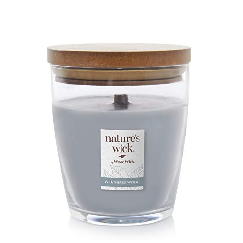 vela aromática Nature's Wick tamaño mediano