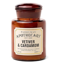vela aromática Paddywax vetiver y cardamomo