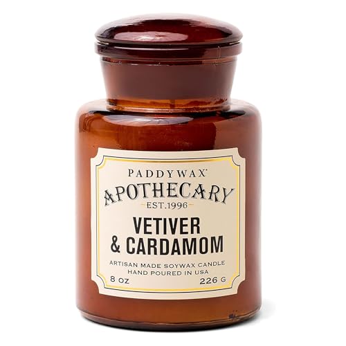 vela aromática Paddywax vetiver y cardamomo