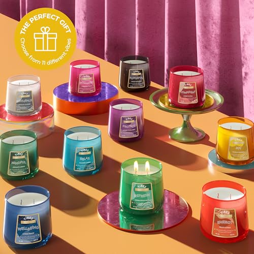 vela aromática para crear ambiente acogedor