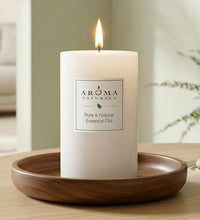 vela aromática para crear ambiente