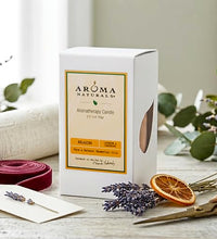 vela aromática para crear ambiente