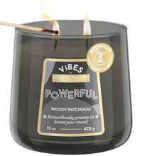 vela aromática patchouli madera 15 oz