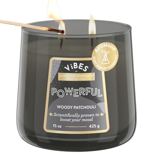 vela aromática patchouli madera 15 oz