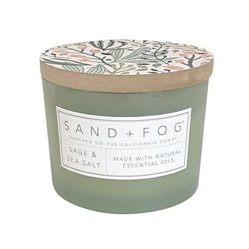 vela aromática salvia y sal marina