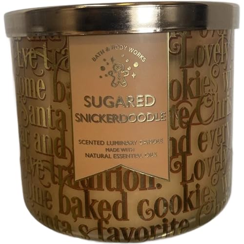 vela aromática sugared snickerdoodle para aromaterapia