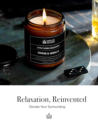 vela aromática tabaco vainilla para relajación