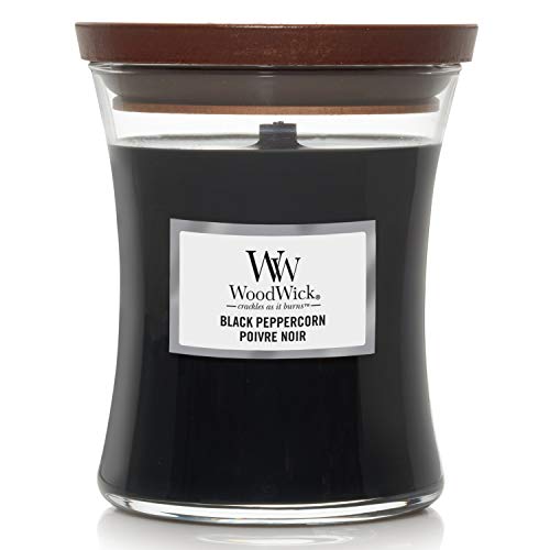 vela aromática WoodWick para relajación