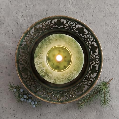vela con fragancia de bosque fresco