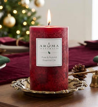 vela de especias cálidas para invierno