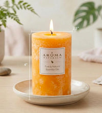 vela de lavanda para aromaterapia