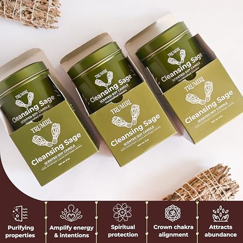 vela de salvia para relajación
