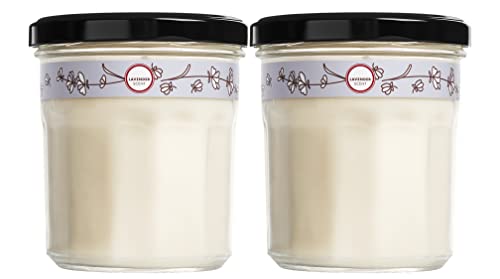 vela de soja aromática lavanda