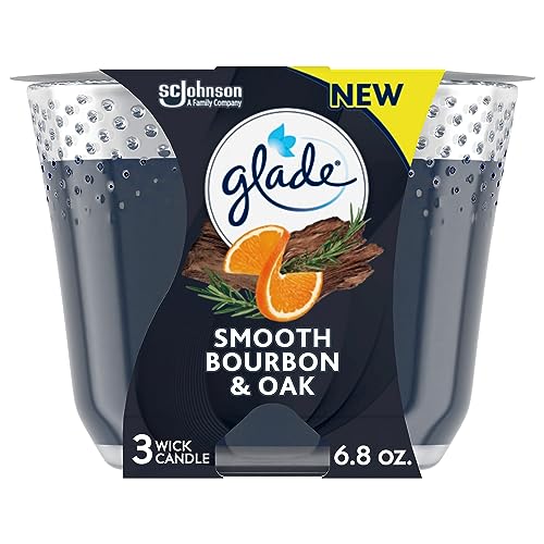 vela Glade 3 mechas aroma bourbon