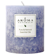 vela pilar aromática de lavanda
