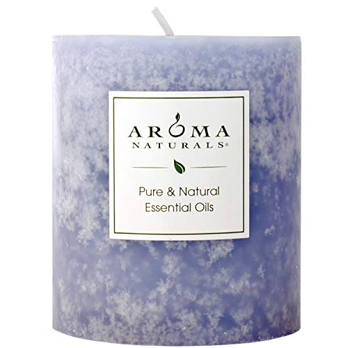 vela pilar aromática de lavanda