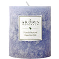 vela pilar aromática de lavanda