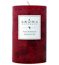 vela pilar aromática de naranja