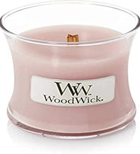 vela WoodWick mini con aroma natural