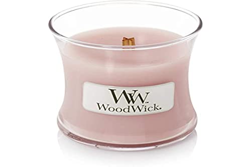 vela WoodWick mini con aroma natural
