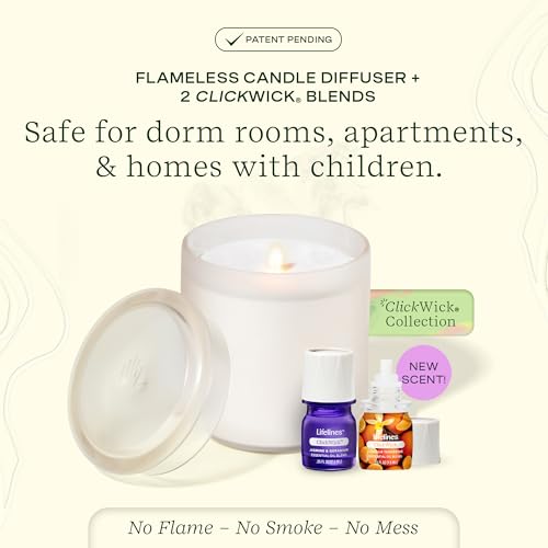 velas aromáticas sin llama para relajación