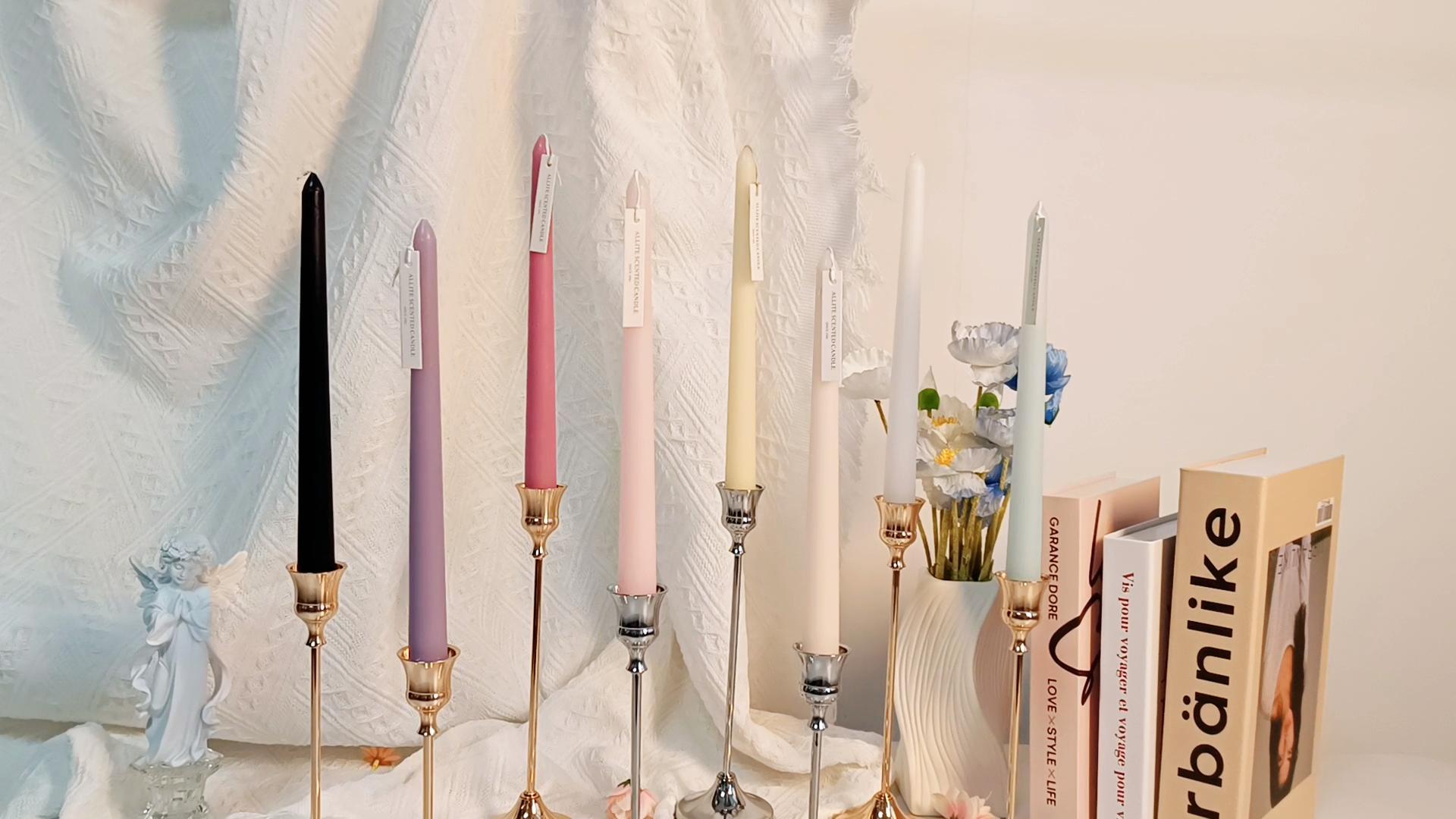 velas de 10 pulgadas para mesas