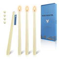 velas taper marfil aromatizadas vainilla
