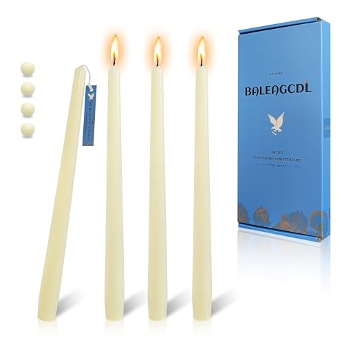 velas taper marfil aromatizadas vainilla