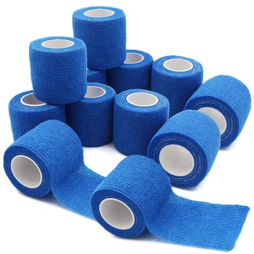 Venda cohesiva autoadherente azul
