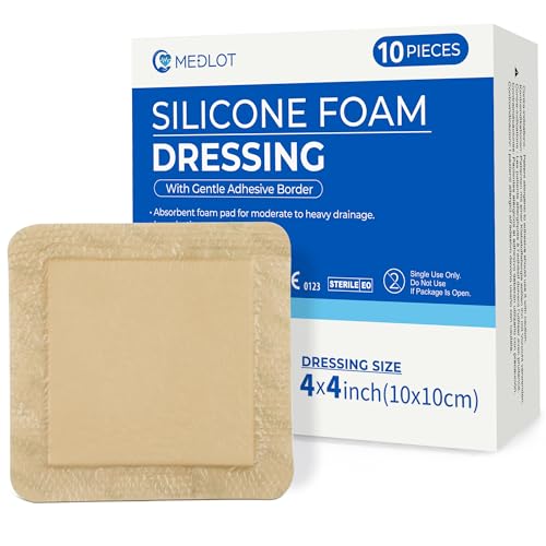 Venda de apósitos de silicona estériles