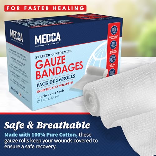 vendaje elástico grado médico para heridas