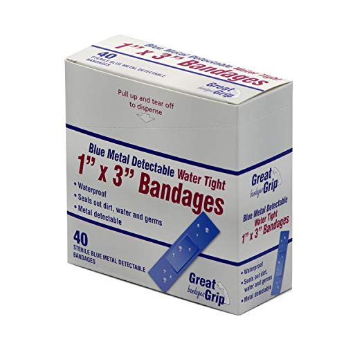 vendaje impermeable azul detectable
