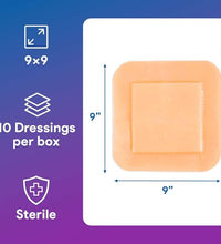 Vendajes absorbentes para exudados