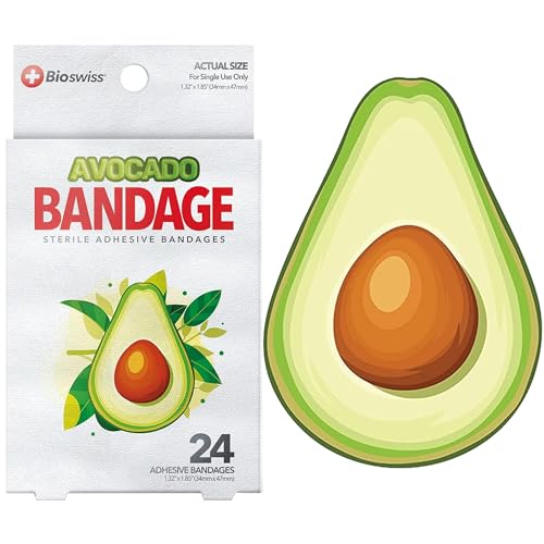 vendajes autoadhesivos en forma de aguacate