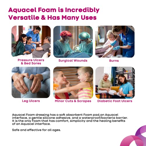 vendas de herida AQUACEL Foam 8x7