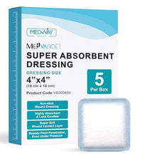 Vendas super absorbentes MedVance para heridas