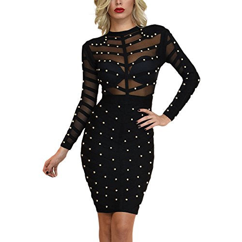 vestido de bandage elegante para salir