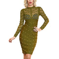 vestido de bandage elegante para salir
