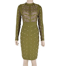 vestido de fiesta con detalles de beads