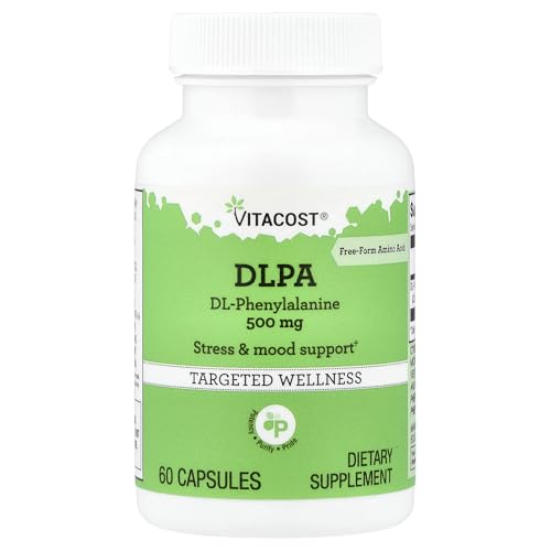 Vitacost DLPA 500 mg bienestar mental