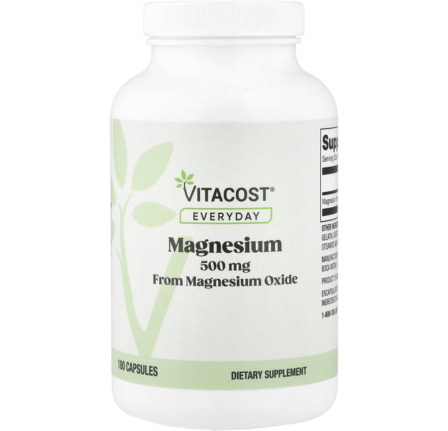 Vitacost Magnesio 500 mg cápsulas