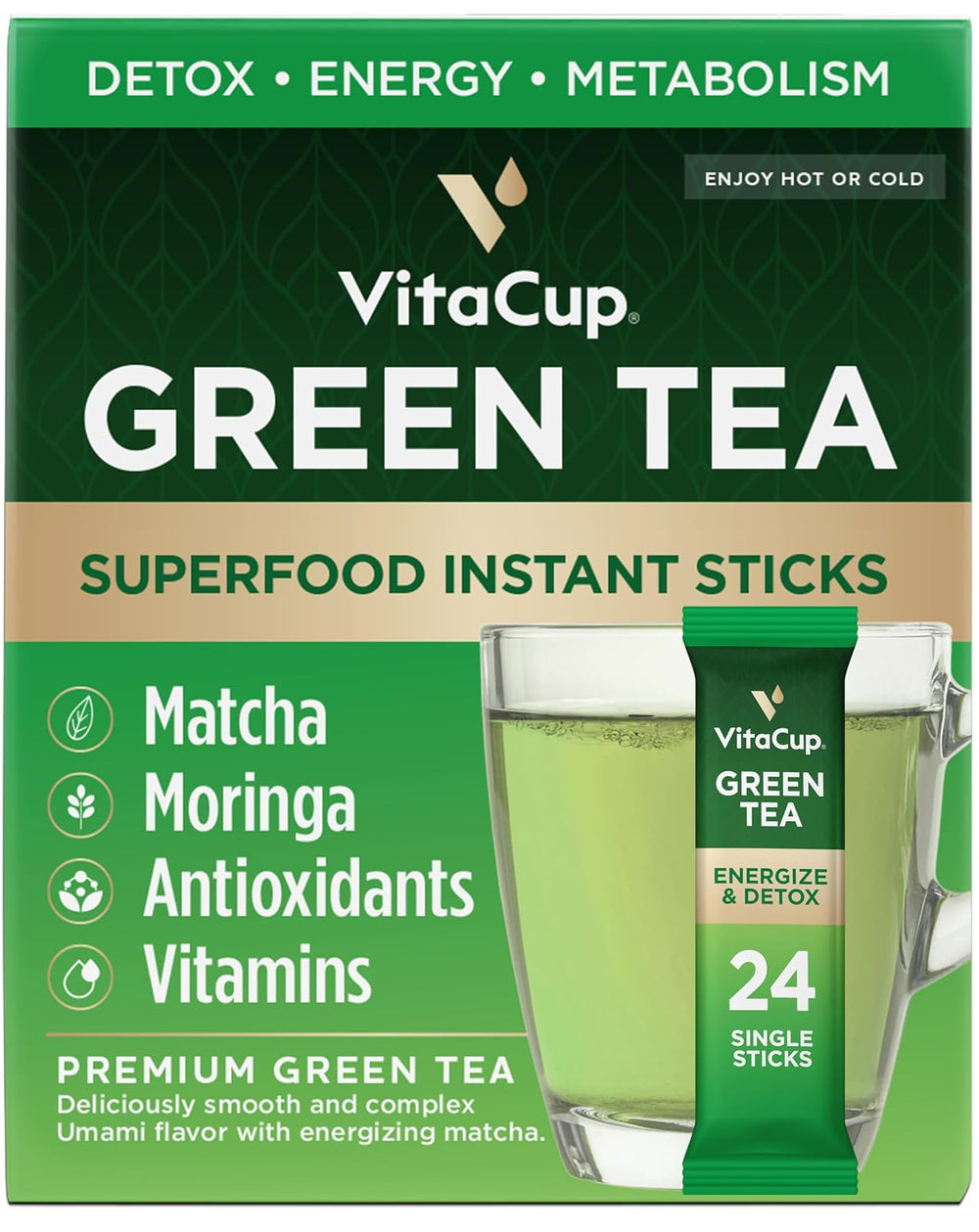 VitaCup té verde instantáneo