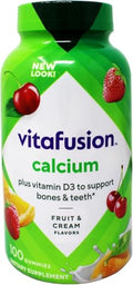 Vitafusion calcio gummy para huesos fuertes