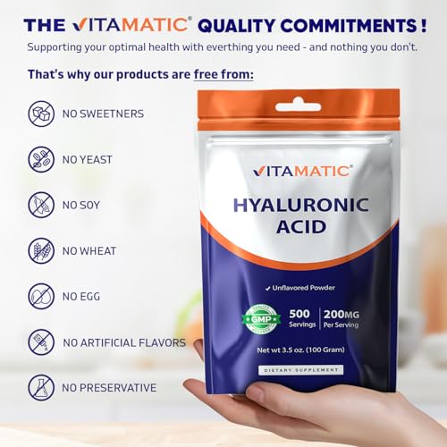 Vitamatic ácido hialurónico en polvo