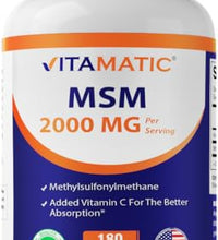 Vitamatic MSM 2000 mg cápsulas veganas