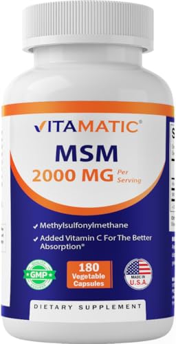 Vitamatic MSM 2000 mg cápsulas veganas